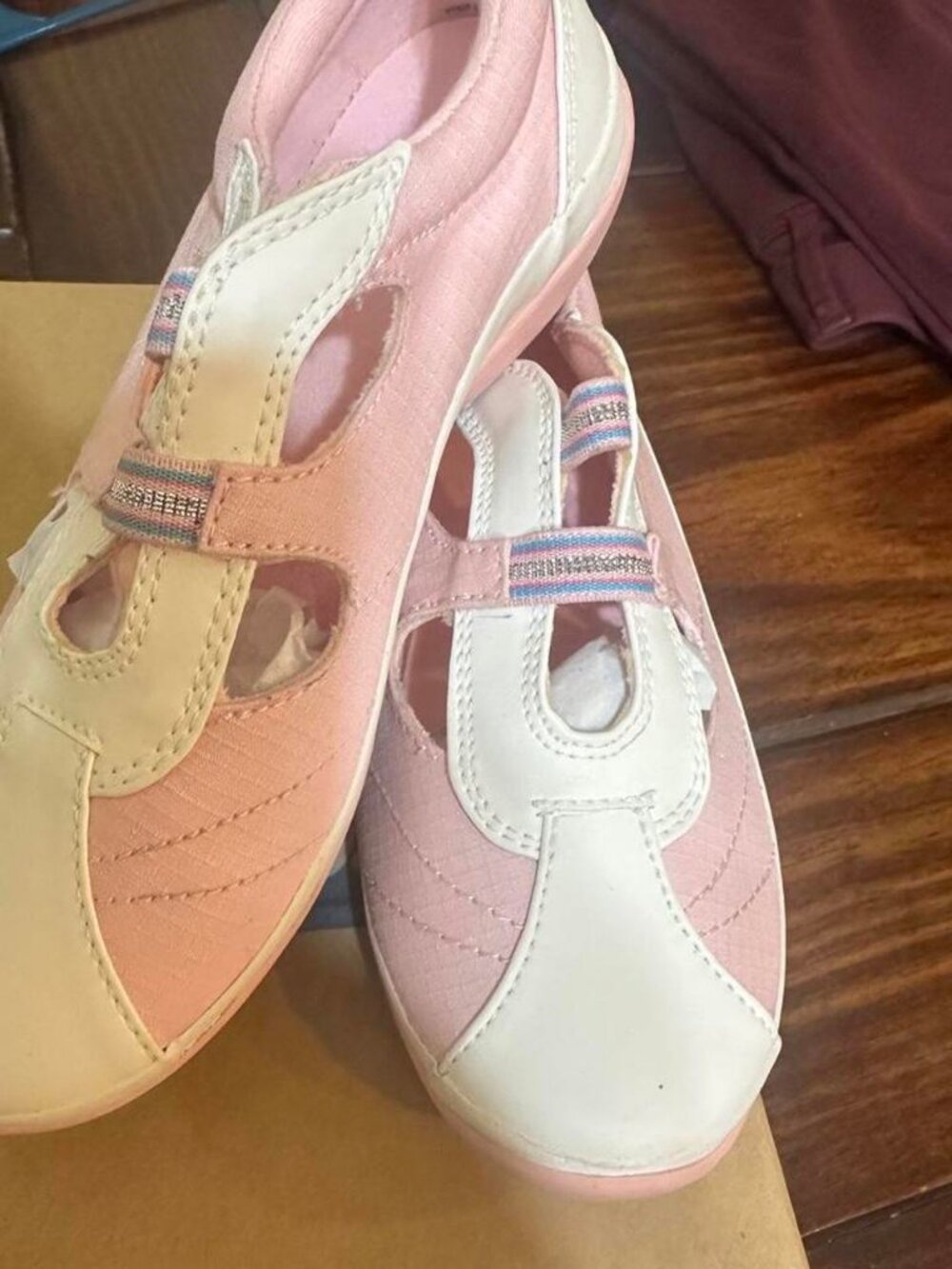 Keds girl’s pink and white Mary Jane shoes Size 13 kids #maryjane #keds
